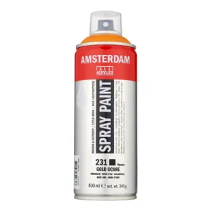 Amsterdam 17162310 uz ūdens bāzes krāsa Zelta 400 ml Smidzinātājs