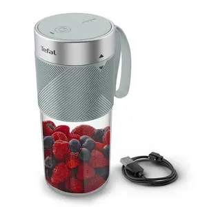 Портативный блендер Tefal Lightmix BL1C0430 синий нержавеющая сталь прозрачный аккумулятор 0.3 л