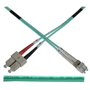 Optic patch cable duplex LC-SC 50/125 MM 0.5m OM3 LSZH