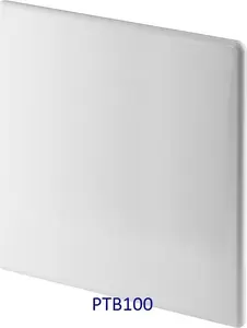 AWENTA Dekoratīvais panelis PTB100 Trax ventilatora korpusam 100mm balts