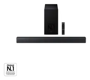 Samsung HW-B650F Soundbar 3.1 Channels 370W Black with Wireless Subwoofer