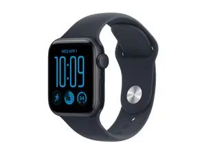 Apple Watch SE 3. paaudzes GPS 40mm viedpulkstenis ar tumši zilu alumīnija korpusu un tumši zilu sporta siksniņu M/L