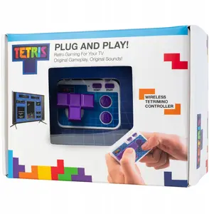 naszswiat Retro Arcade Tetris TV Spēļu Konsole Plug and Play Bezvadu Kontrolieris
