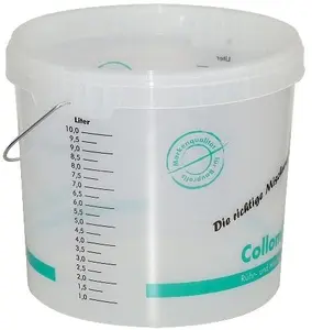 Collomix 60177 Mixing Bucket with 10 l Capacity and Graduation Scale