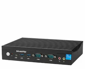 BlueChip BUSINESSline M15100g-P Mini Dators Intel Core i5-1235U 16 GB DDR4 500 GB NVMe SSD Windows 11 Pro Melns