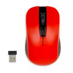 RF bezvadu pele IBOX LORIINI ambidekstrāla, optiskā 1600 DPI, 3 pogas, nano USB uztvērējs, 2.4 GHz, līdz 10 m