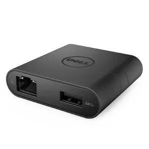 USB-C Hub DELL USB-C - HDMI / VGA / Ethernet / USB 3.0 Black