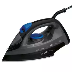 Iron CLATRONIC DB 3703 — Dry & Steam iron, Stainless Steel soleplate, 1800 W, Black/Grey