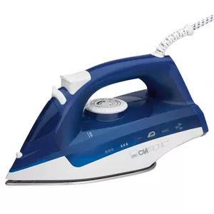 Steam iron Clatronic DB 3704 Stainless Steel soleplate 2200 W Blue White