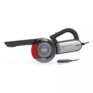 Rokas putekļsūcējs Black & Decker PV1200AV — sausa mēbeļu tīrīšana, 12 V, 0.44 l, 12.5 W, 5 m vads, pelēki/sarkans