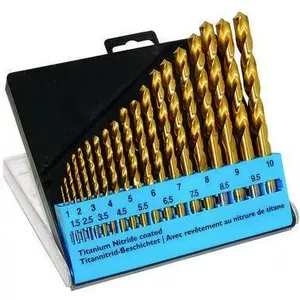 Набор сверл c.k tools T3291 — 19 шт., HSS, TiN‑покрытие для металла и универсального сверления
