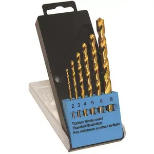 Набор сверл c.k tools T3293 — HSS с TiN-покрытием, 6 шт., DIN 338