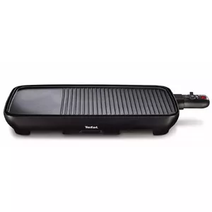 Контактный электрогриль Tefal TG3918 мощностью 1960 Вт с регулируемым термостатом, рабочей поверхностью гриль и настольным исполнением в черном пластиковом корпусе
