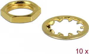 Nut DeLOCK 89483 10 pc(s)