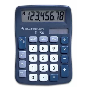 Kalkulators Texas Instruments TI-1726 Pocket Basic Blue