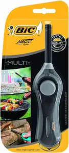 Kitchen lighter BIC Multi Flame — single-piece multicolour refillable-design