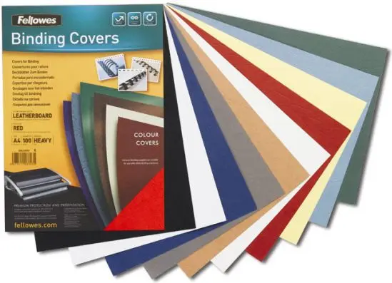Fellowes Leathergrain Covers A3, pack of 100 Photo 2