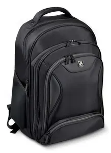 PORT Designs MANHATTAN Casual Laptop Backpack for 15.6-inch Screens Black Nylon