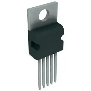 Силовой стабилизатор напряжения Texas Instruments LM2577T-ADJ/NOPB — настраиваемый DC/DC переключающий регулятор, boost/flyback/forward, корпус TO-220-5