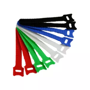 Kabeļu aizdares ar Velcro InLine 12×240 mm, 10 gab., daudskrāsaini