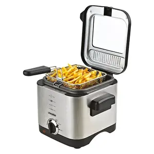 Fritējamā panna Mesko Home MS 4910 Viena 1.5 L 900 W Melna Nerūsējošā tērauda
