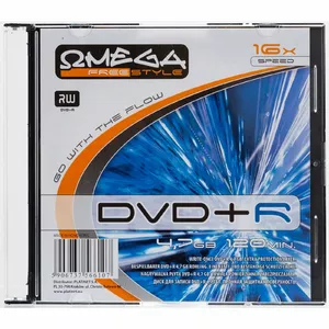DVD+R disc OMEGA Freestyle 4.7GB 16x — single‑layer recordable optical media