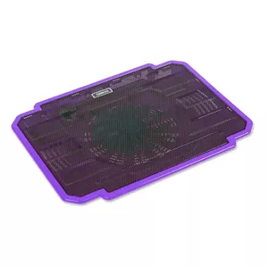Laptop cooling pad OMEGA OMNCPIV for 43.2 cm (17") screens, 1 fan, violet, USB-powered