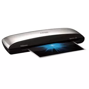 Cold/hot laminator Fellowes Spectra A3 — A4 format, up to 0.4 mm thickness, 2 rollers, 32 cm width, auto power off, black