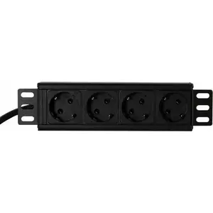 Strāvas sadalītājs TOTEN 10-33PDU4 ar 1,8 m kabeli un 4 CEE 7/4 (Type F) kontaktligzdām