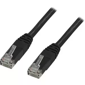 Сетевой кабель Deltaco UTP Cat5e RJ-45 RJ-45 0.5 м Черный