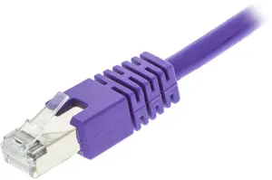 Deltaco STP-603P Сетевой патч-корд Cat6 F/UTP RJ-45 Штекер/Штекер 0.3 м Фиолетовый