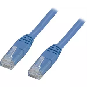 Сетевой кабель Deltaco TP-603B RJ-45 Cat6 0.3м Синий