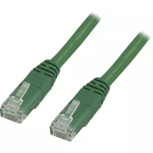 Сетевой кабель Deltaco TP-603G RJ-45 Cat6 0.3 м Зеленый