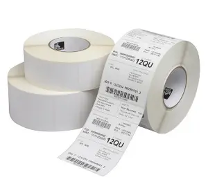 Zebra Z-Perform 1000T Termopārneses papīra etiķetes Baltas Noņemama līme 10 x 15 cm 1000 etiķetes rullī