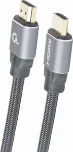 HDMI kabelis GEMBIRD CCBP-HDMI-10M — 10 m, HDMI 2.0, Type A vīrietis–vīrietis, pelēks, zelta kontakti