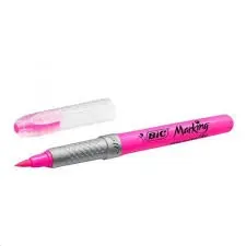 BIC Highlighter Flex marķieris ootas veida uzgalis rozā 12 gab.