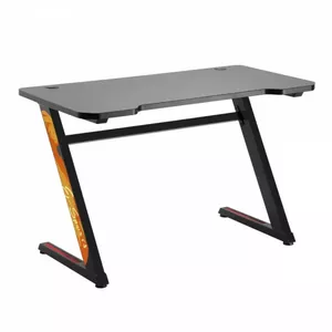 Spēļu galds MACLEAN RS120 ar regulējamu augstumu, melna NanoRS virsma, ergonomisks