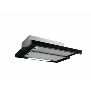 Iebūvējamā virtuves tvaika nosūcēja Elica ELITE 14 LUX 50 BL — 500 mm, alumīnija tauku filtrs, maksimālā izplūde 650 m³/h, trokšņis 62 dB, LED 2700 K