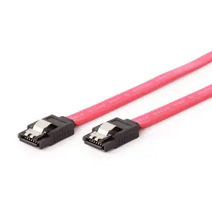 SATA kabelis Gembird CC-SATAM-DATA 0.5m Melns Sarkans