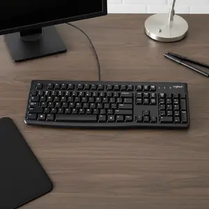 LOGITECH K120 Vadu tastatūra melna USB US Logitech 920-002508