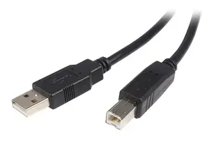StarTech 1m USB 2.0 A to B Cable M/M USB Type-A to USB Type-B Male to Male 480 Mbit/s Black