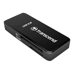 Transcend RDF5 Card Reader Black USB 3.2 Gen 1 Type-A for MicroSDHC, MicroSDXC, SDHC, SDXC memory cards