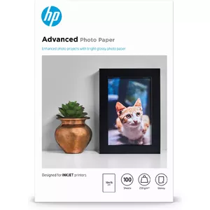 Photo Paper HP Advanced 250 g/m2 10 x 15 cm 100 sheets
