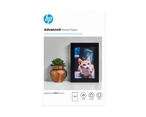 HP Advanced Photo Paper Glossy 250 g/m2 10 x 15 cm 25 sheets White