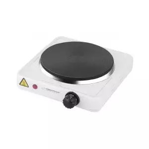 Single-zone sealed plate cooktop ESPERANZA EKH002W, Ø18.5 cm, touch control, 260×250×70 mm, white