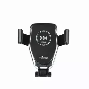 Car mobile phone holder ENERGENIE EG-TA-CHAV-QI10-01, black, for smartphones