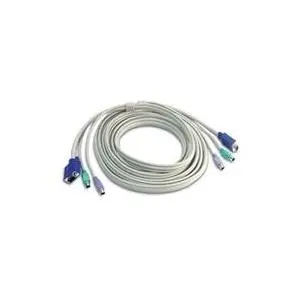KVM kabelis Trendnet TK-C15 pelēks 4.5m