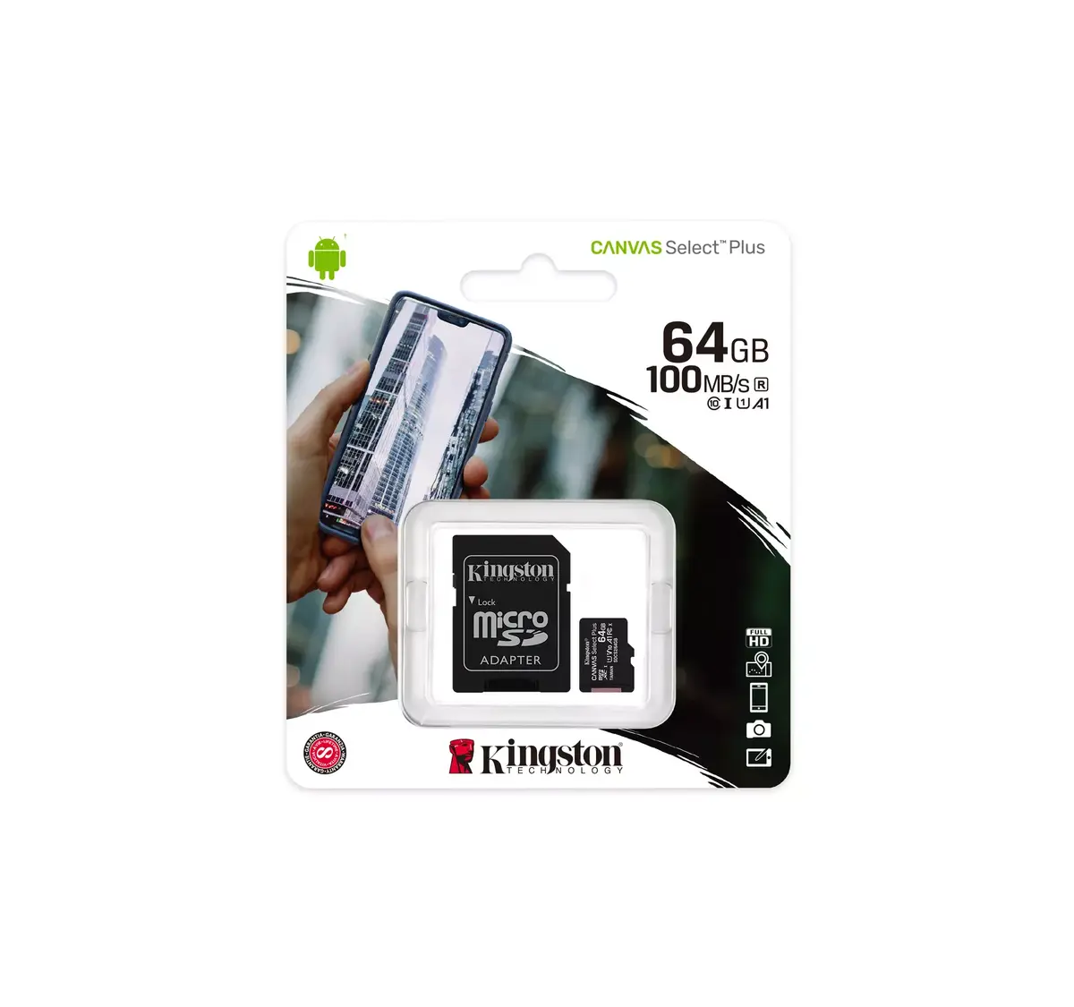 Zibatmiņa Kingston 64GB Canvas Select Plus Photo 5