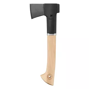 Cirvis Fiskars 1051142 — vienkāršs izdzīvošanas cirvis, tērauda galva, koka kāts, 386 mm, 791 g