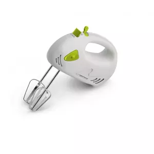 Roku mikseris ESPERANZA EKM007G — 150 W, 7 ātrumi, putojamais, ergonomiska roktura, vads 1,1 m, zaļi/balts